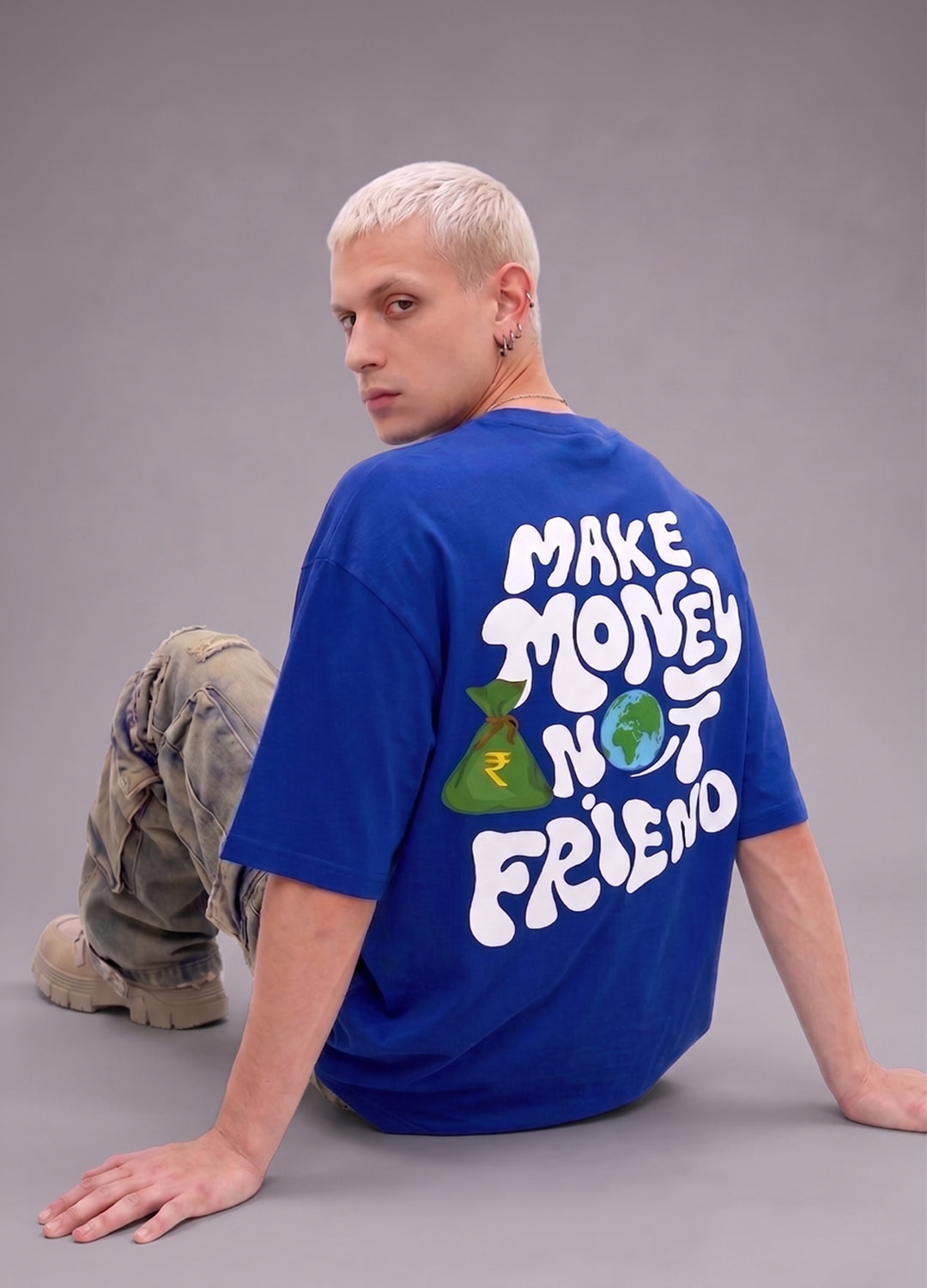 Rich Mindset Street  Oversize Tee