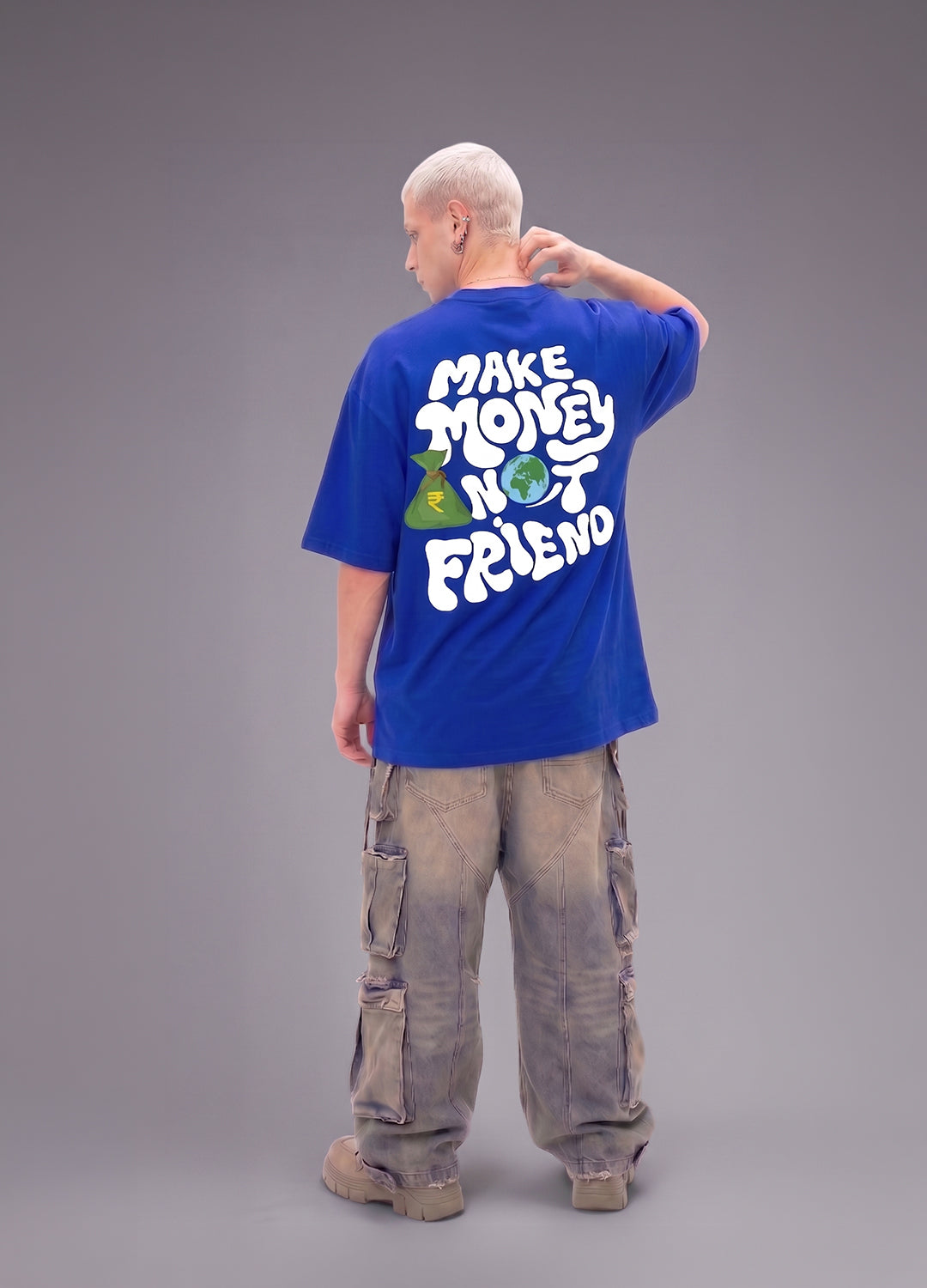 Rich Mindset Street  Oversize Tee