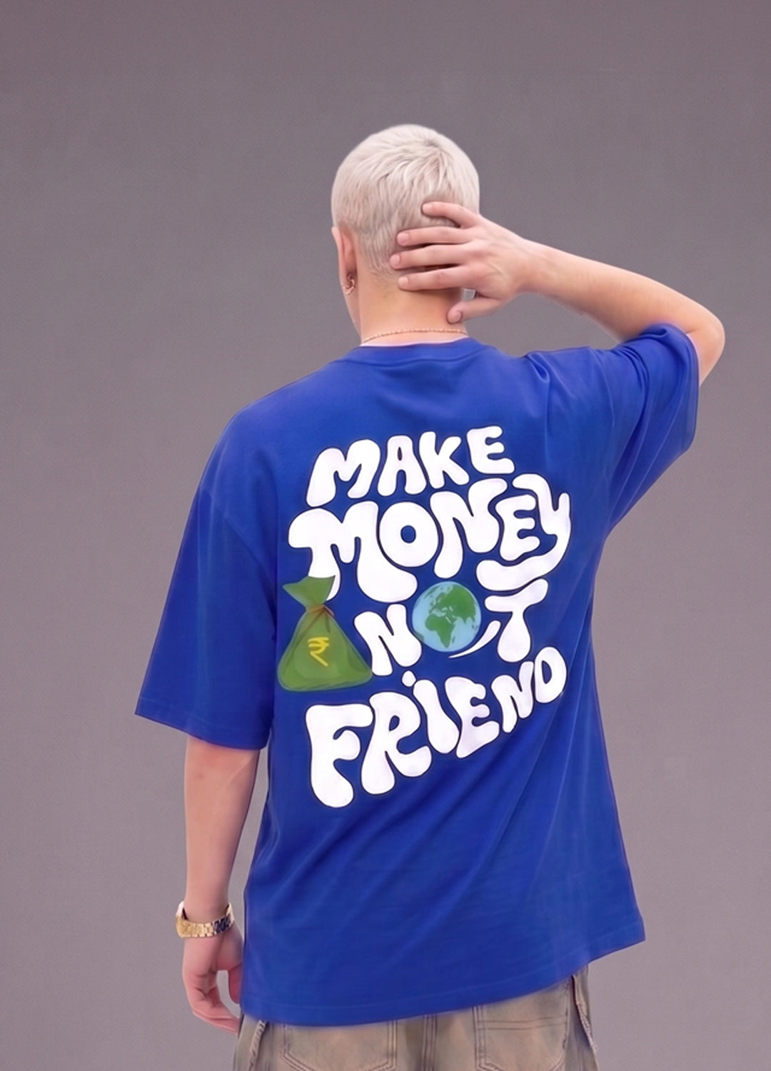 Rich Mindset Street  Oversize Tee