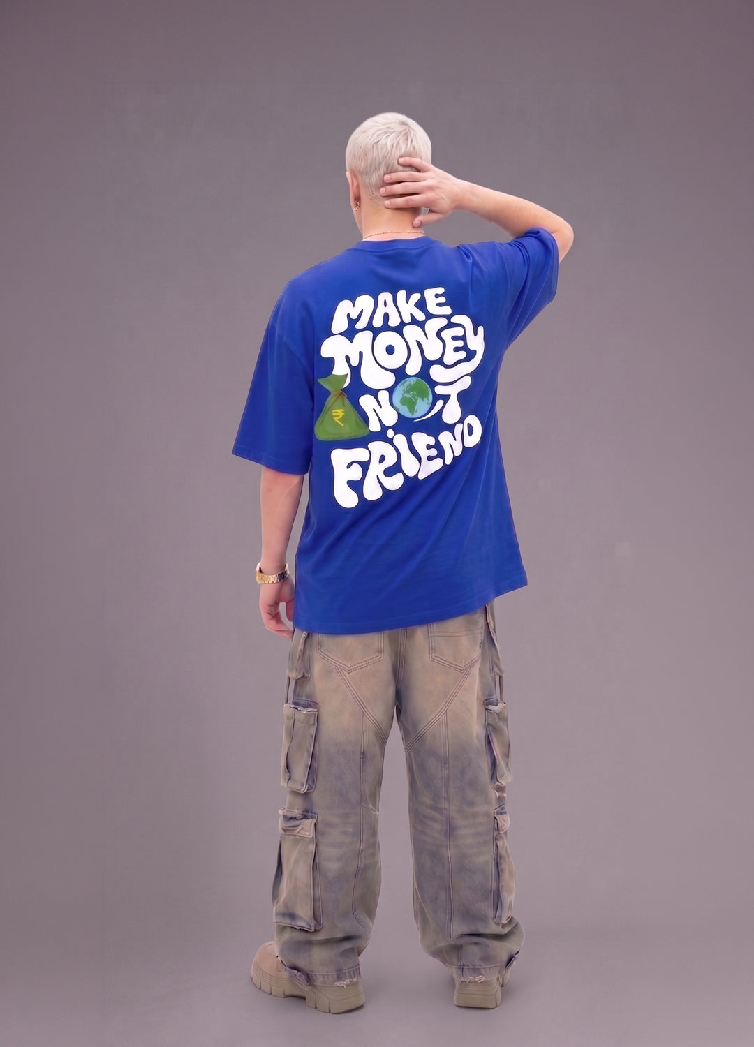 Rich Mindset Street  Oversize Tee