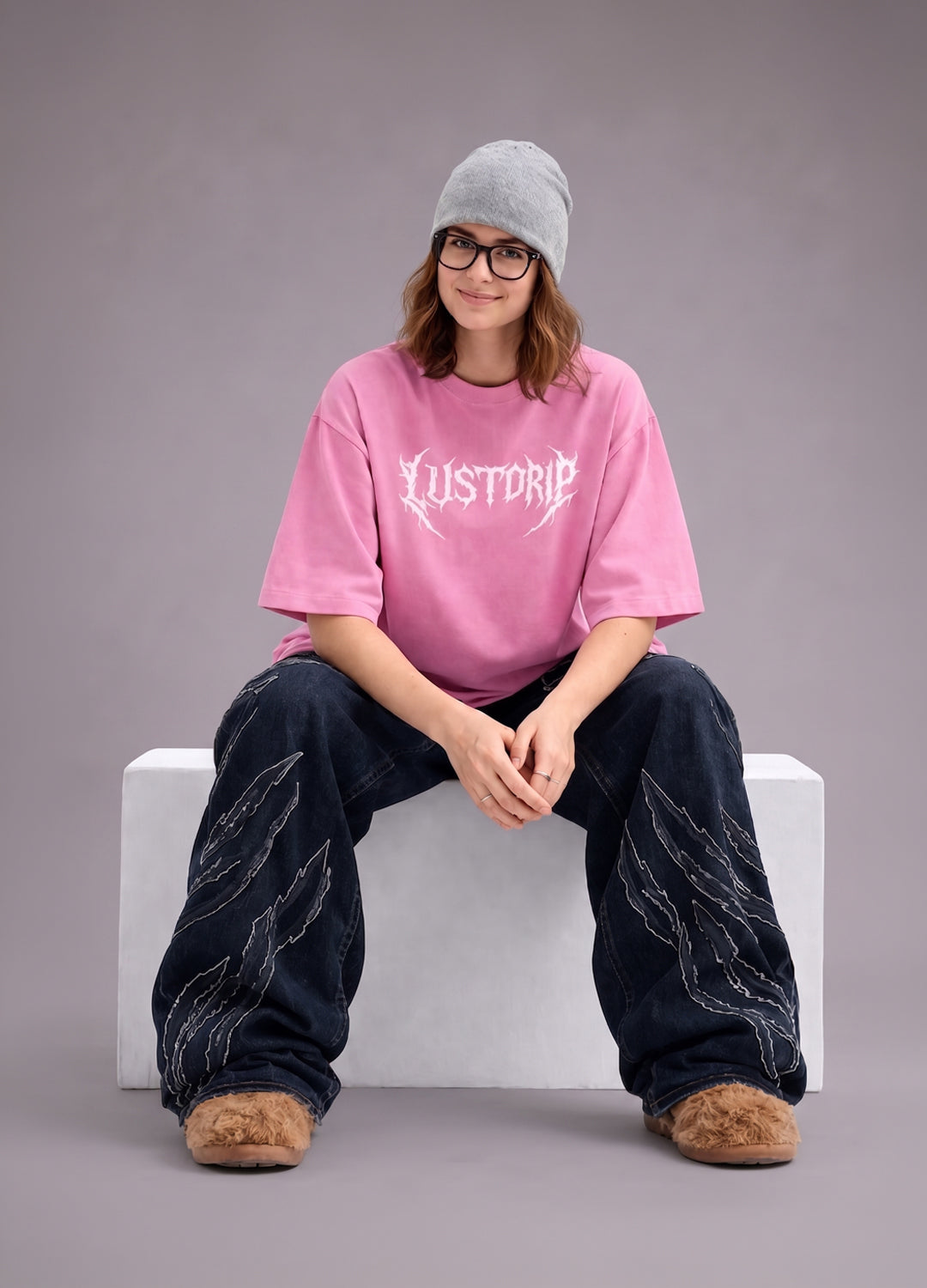 Gothic Drip Oversize Tee