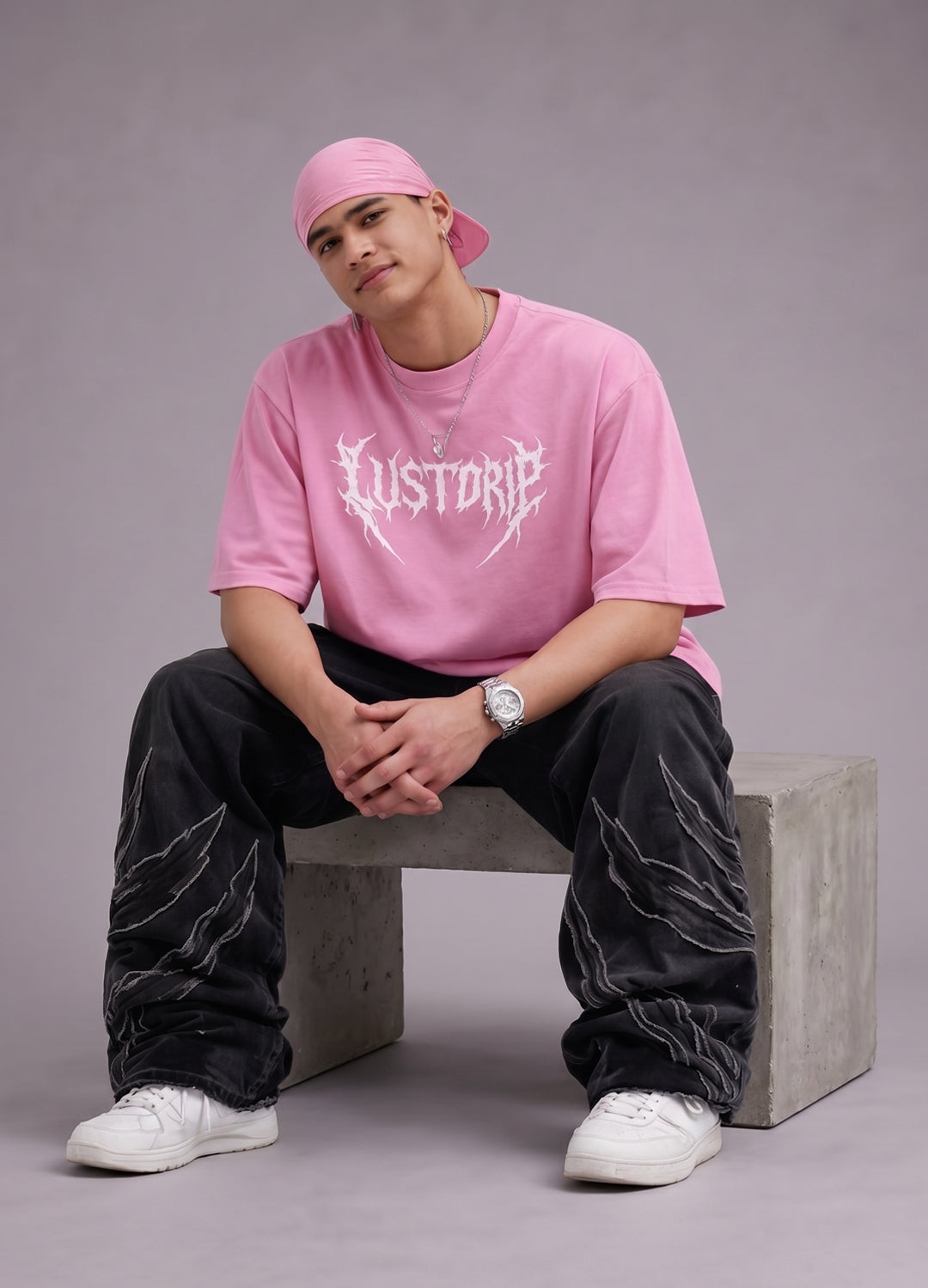 Gothic Drip Oversize Tee