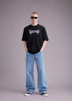 Black Gothic Oversize Tee