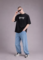 Black Gothic Oversize Tee