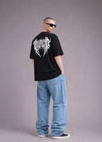 Black Gothic Oversize Tee