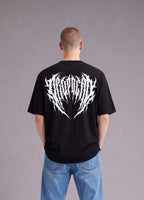 Black Gothic Oversize Tee