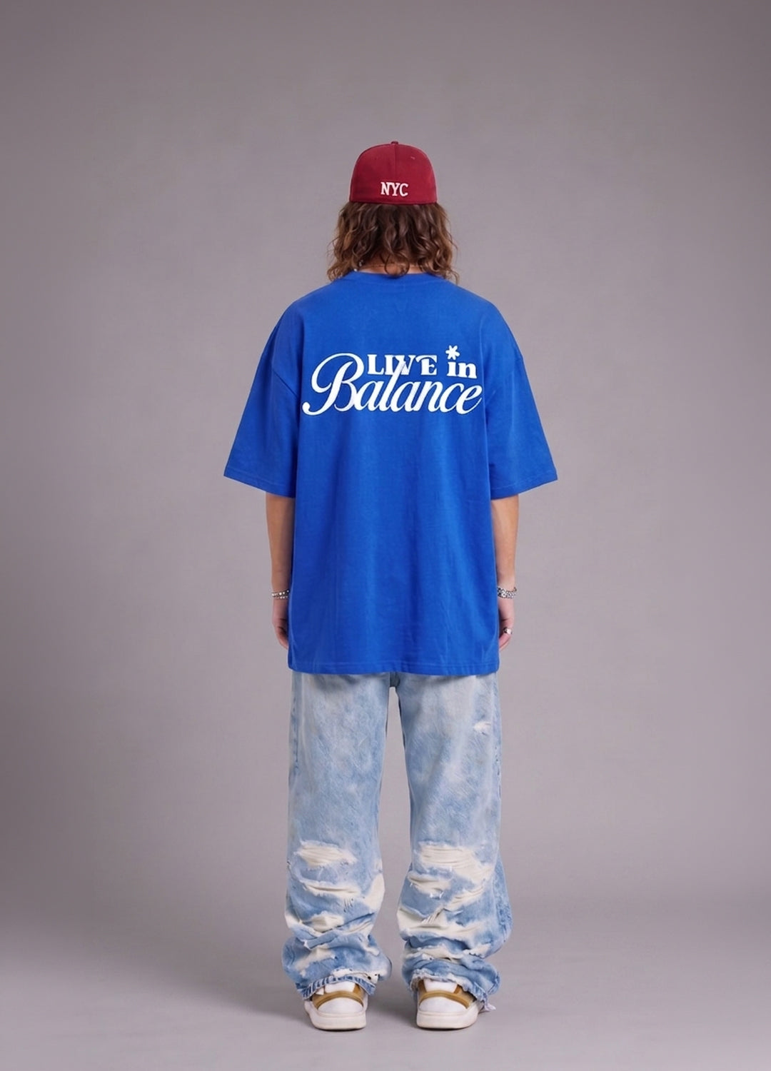 Live in Balance Oversized Tee