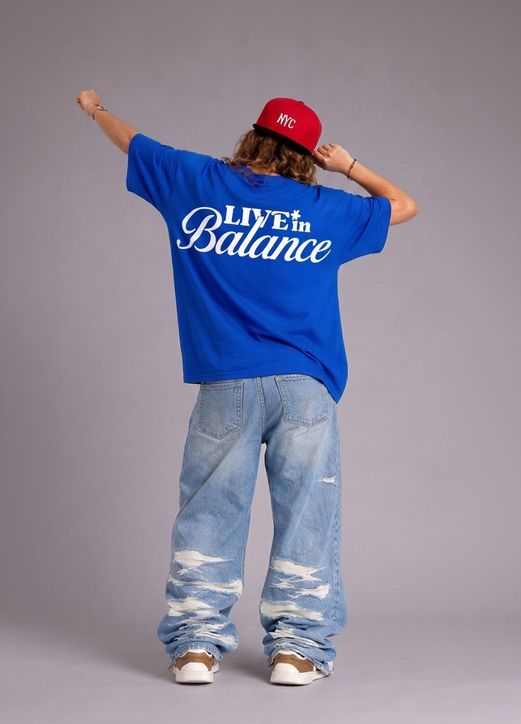 Live in Balance Oversized Tee