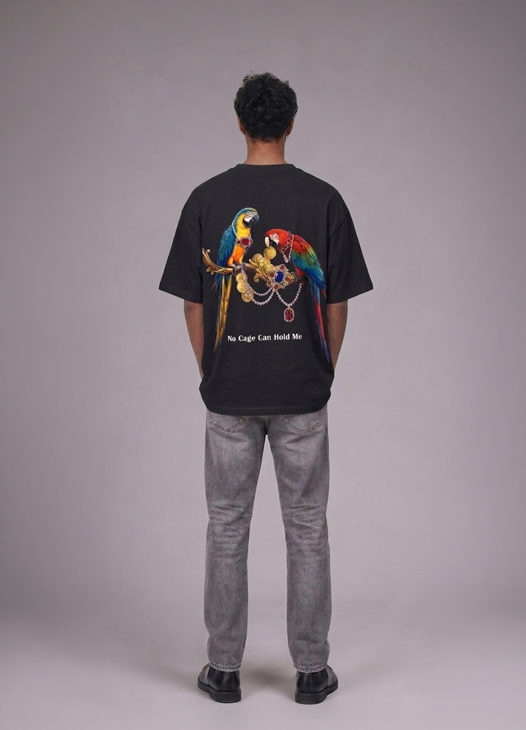 No Cage Can Hold Me Oversized Tee